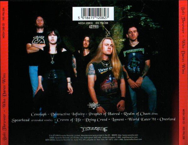Bolt Thrower ~ Who Dares Wins (Vinyl) - Djungel & Jazz