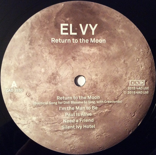 EL VY ~ Return To The Moon (Vinyl) - Djungel & Jazz