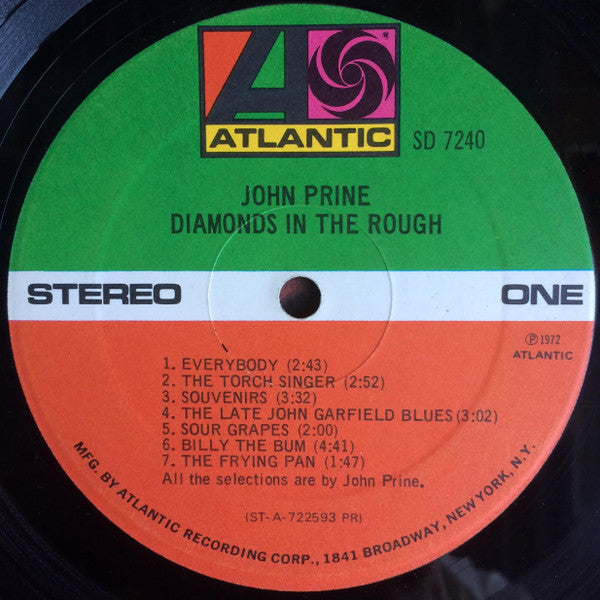 John Prine ~ Diamonds In The Rough (Vinyl) - Djungel & Jazz