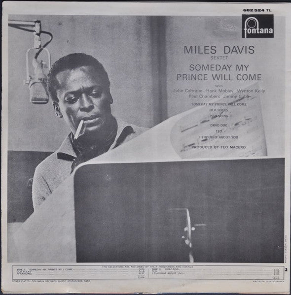 Miles Davis Sextet ~ Someday My Prince Will Come (Vinyl) - Djungel & Jazz