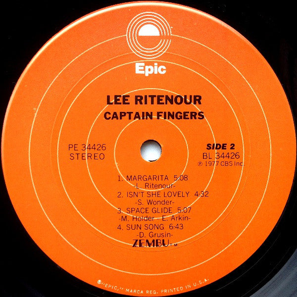 Lee Ritenour ~ Captain Fingers (Vinyl) - Djungel & Jazz