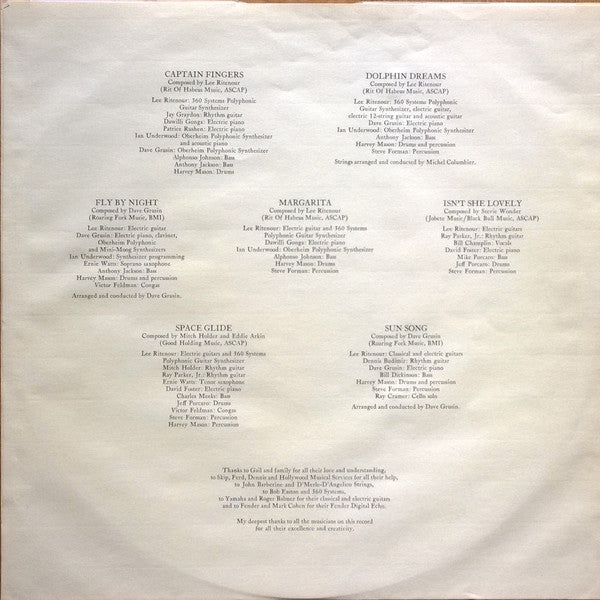 Lee Ritenour ~ Captain Fingers (Vinyl) - Djungel & Jazz