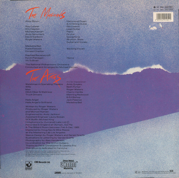 Roger Waters : The Pros And Cons Of Hitch Hiking (LP, Album, Gat)