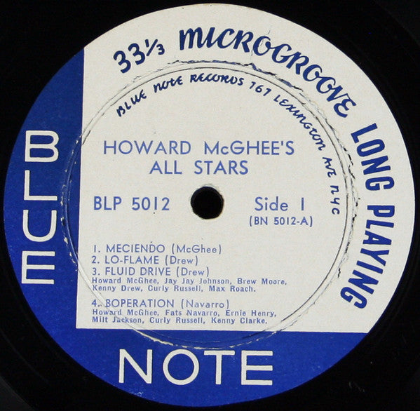 Howard McGhee : Howard McGhee (10", Album, Comp, Mono)