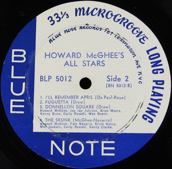 Howard McGhee : Howard McGhee (10", Album, Comp, Mono)