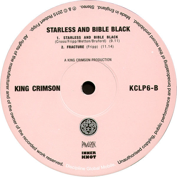 King Crimson ~ Starless And Bible Black (Vinyl) - Djungel & Jazz