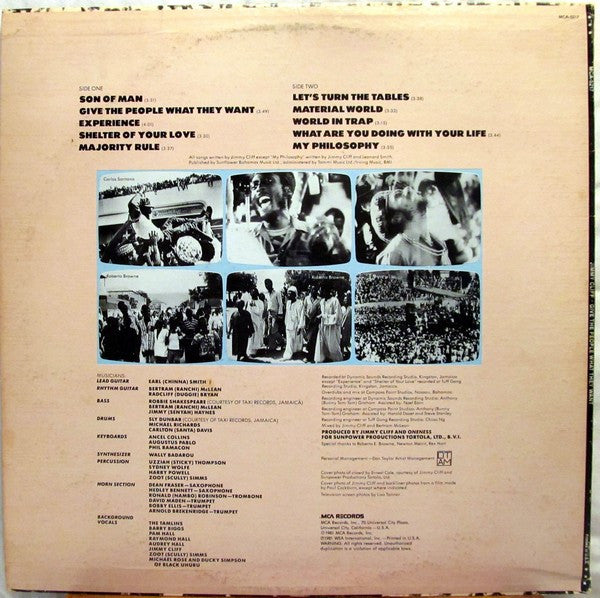 Jimmy Cliff ~ Give The People What They Want (Vinyl) - Djungel & Jazz