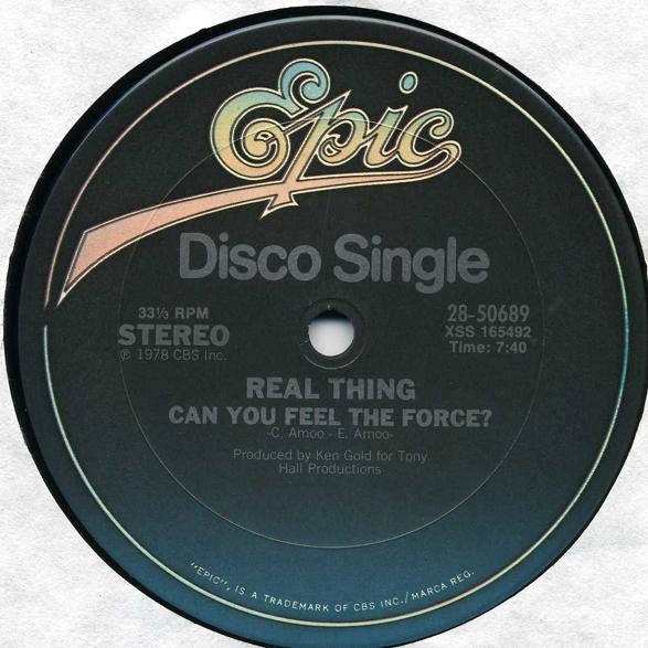 Real Thing ~ Can You Feel The Force? (Vinyl) - Djungel & Jazz