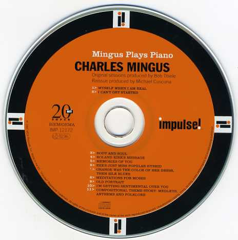 Charles Mingus ~ Mingus Plays Piano (Vinyl) - Djungel & Jazz
