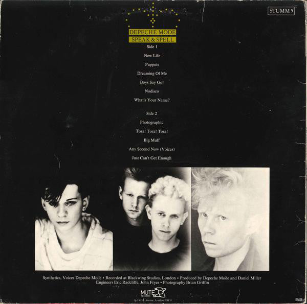 Depeche Mode ~ Speak & Spell (Vinyl) - Djungel & Jazz