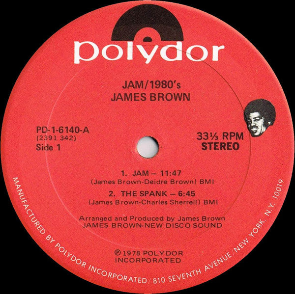 James Brown ~ Jam/1980's (Vinyl) - Djungel & Jazz