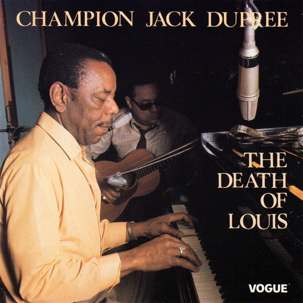 Champion Jack Dupree ~ The Death Of Louis (Vinyl) - Djungel & Jazz
