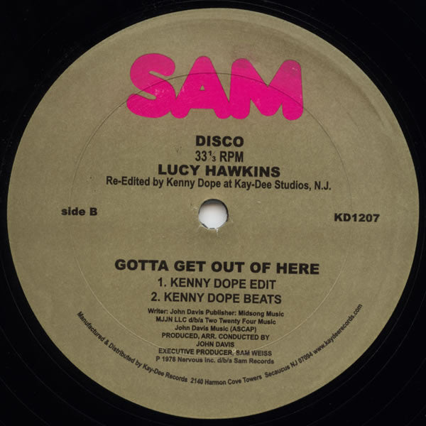 Lucy Hawkins : Gotta Get Out Of Here (12")
