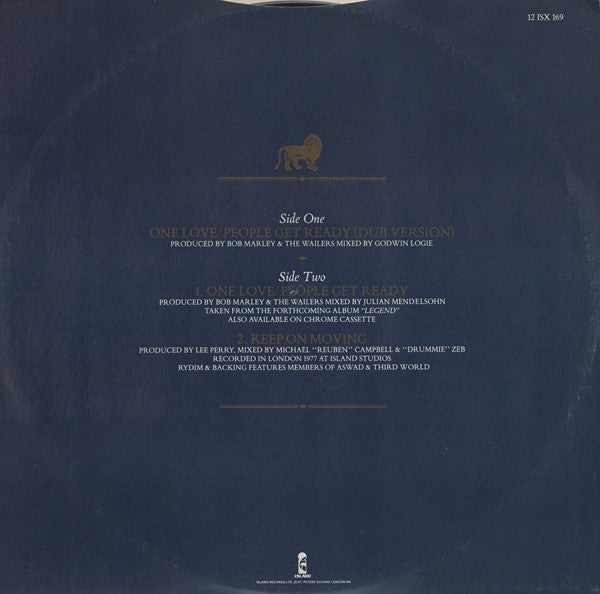 Bob Marley & The Wailers ~ One Love / People Get Ready (Dub Version) (Vinyl) - Djungel & Jazz