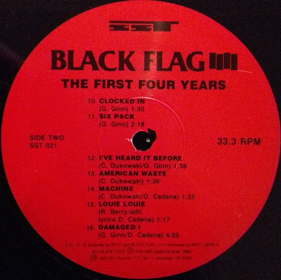 Black Flag ~ The First Four Years (Vinyl) - Djungel & Jazz