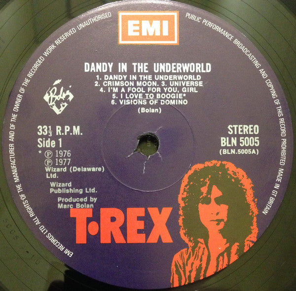 T. Rex ~ Dandy In The Underworld (Vinyl) - Djungel & Jazz