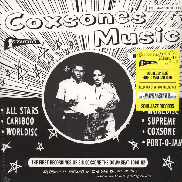 Various : Coxsone's Music (The First Recordings Of Sir Coxsone The Downbeat 1960-62) (2xLP, Comp)