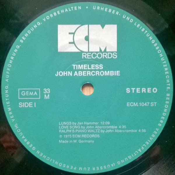 John Abercrombie, Jan Hammer, Jack DeJohnette ~ Timeless (Vinyl) - Djungel & Jazz