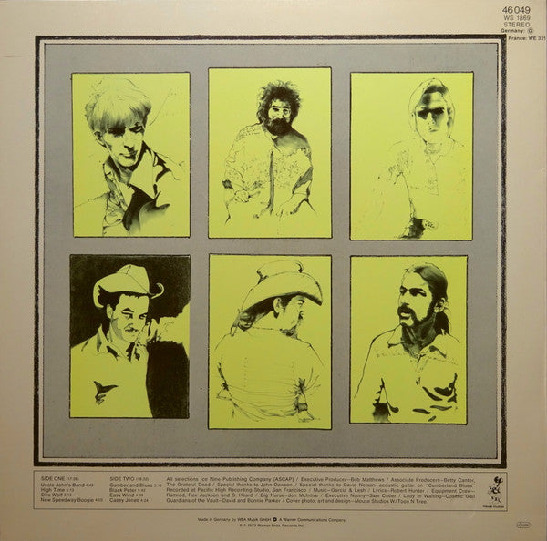 Grateful Dead ~ Workingman's Dead (Vinyl) - Djungel & Jazz