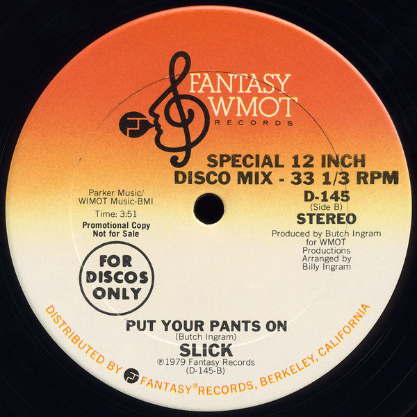 Slick (2) : Space Bass (12", Promo)