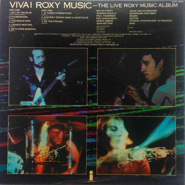 Roxy Music ~ Viva! Roxy Music (The Live Roxy Music Album) (Vinyl) - Djungel & Jazz
