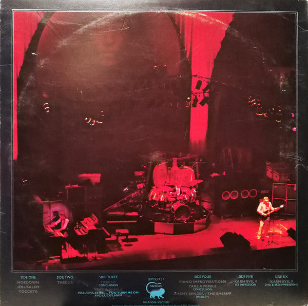 Emerson, Lake & Palmer ~ Welcome Back My Friends To The Show That Never Ends - Ladies And Gentlemen (Vinyl) - Djungel & Jazz