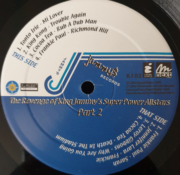 Various ~ The Revenge Of King Jammy's Super Power Allstars - Part 2 (Vinyl) - Djungel & Jazz
