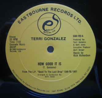 Terri Gonzalez : How Good It Is / Caught Up (In One Night Love Affairs) (12")