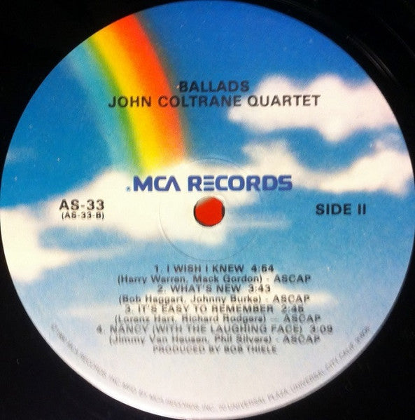 John Coltrane Quartet ~ Ballads (Vinyl) - Djungel & Jazz