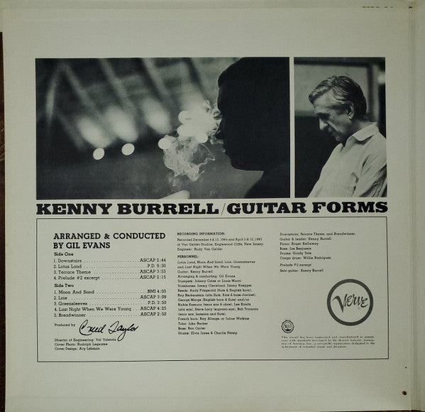 Kenny Burrell ~ Guitar Forms (Vinyl) - Djungel & Jazz