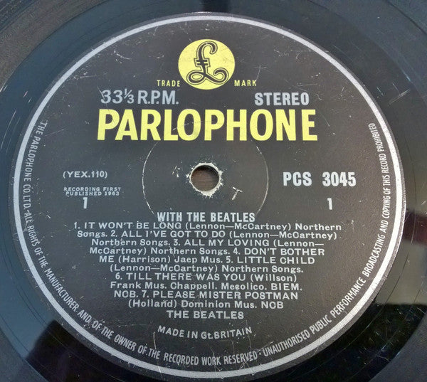 The Beatles ~ With The Beatles (Vinyl) - Djungel & Jazz