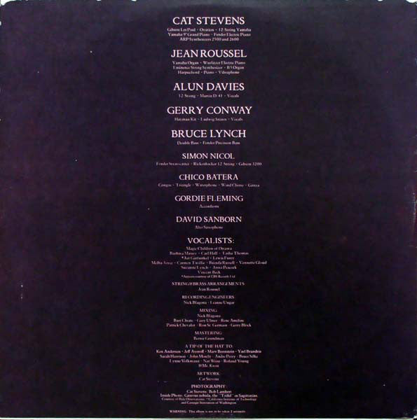 Cat Stevens ~ Numbers (A Pythagorean Theory Tale) (Vinyl) - Djungel & Jazz