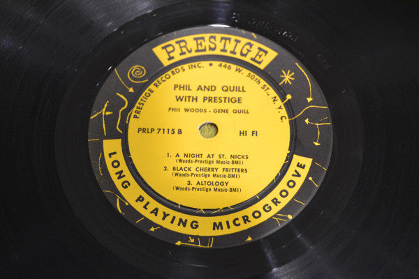 Phil Woods/Gene Quill Quintet ~ Phil And Quill With Prestige (Vinyl) - Djungel & Jazz