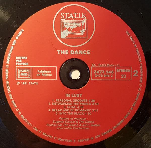 The Dance ~ In Lust (Vinyl) - Djungel & Jazz