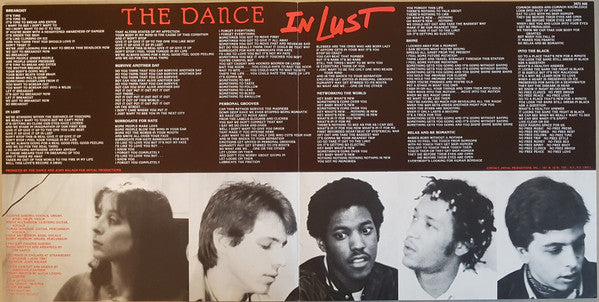 The Dance ~ In Lust (Vinyl) - Djungel & Jazz