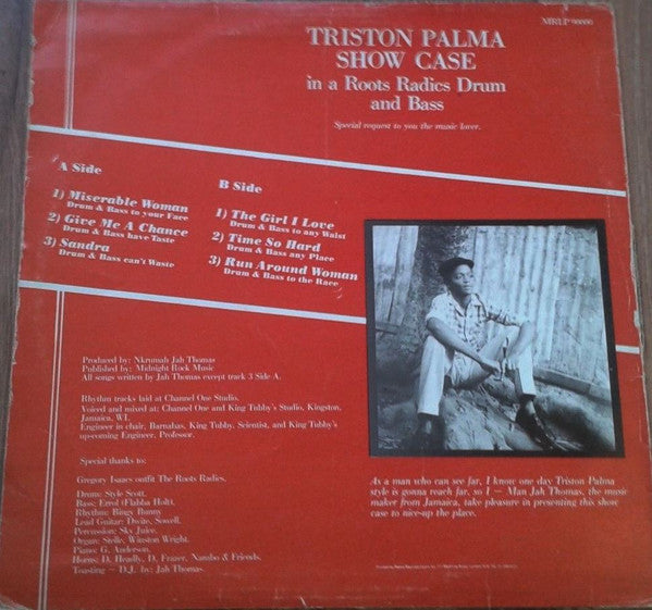 Tristan Palmer : Show Case (In A Roots Radics Drum And Bass) (LP, Album)