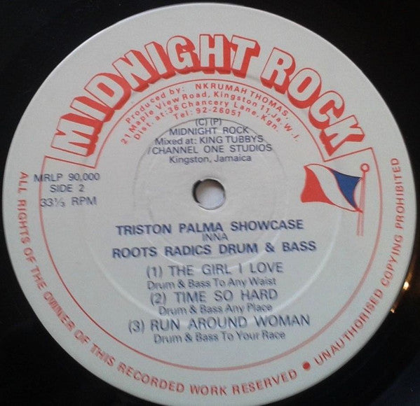 Tristan Palmer : Show Case (In A Roots Radics Drum And Bass) (LP, Album)