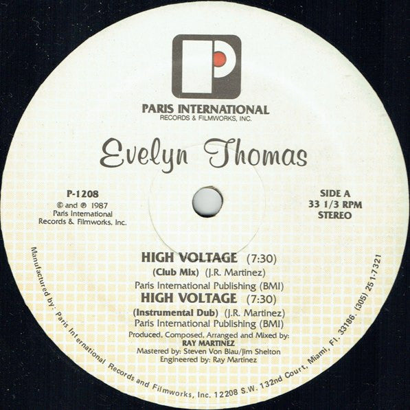 Evelyn Thomas ~ High Voltage (Vinyl) - Djungel & Jazz
