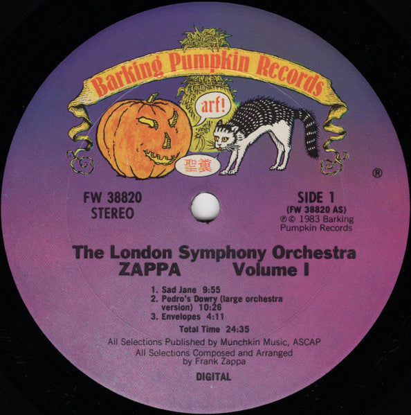 Frank Zappa / London Symphony Orchestra Conducted By Kent Nagano : The London Symphony Orchestra - Zappa Vol. 1 (LP, Album)