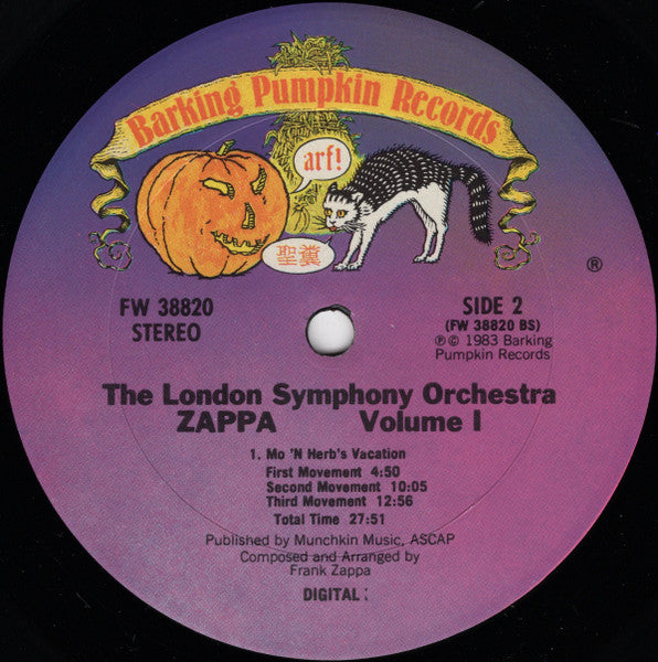 Frank Zappa / London Symphony Orchestra Conducted By Kent Nagano : The London Symphony Orchestra - Zappa Vol. 1 (LP, Album)