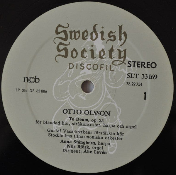 Otto Olsson ~ Te Deum (Vinyl) - Djungel & Jazz