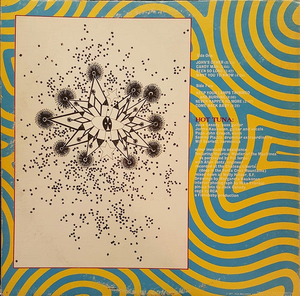 Hot Tuna ~ First Pull Up, Then Pull Down (Vinyl) - Djungel & Jazz