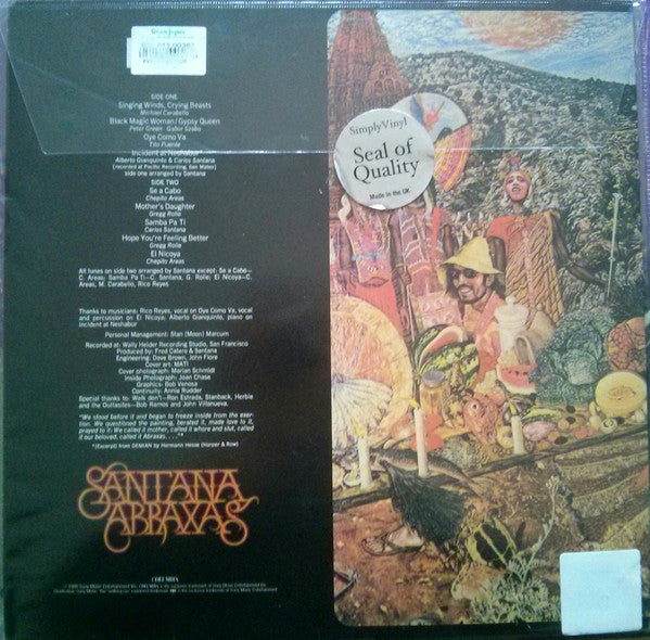 Santana ~ Abraxas (Vinyl) - Djungel & Jazz