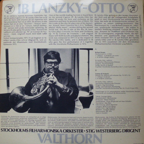 Ib Lanzky-Otto, Richard Strauss, Gunnar De Frumerie ~ Ib Lanzky-Otto, Valthorn (Vinyl) - Djungel & Jazz