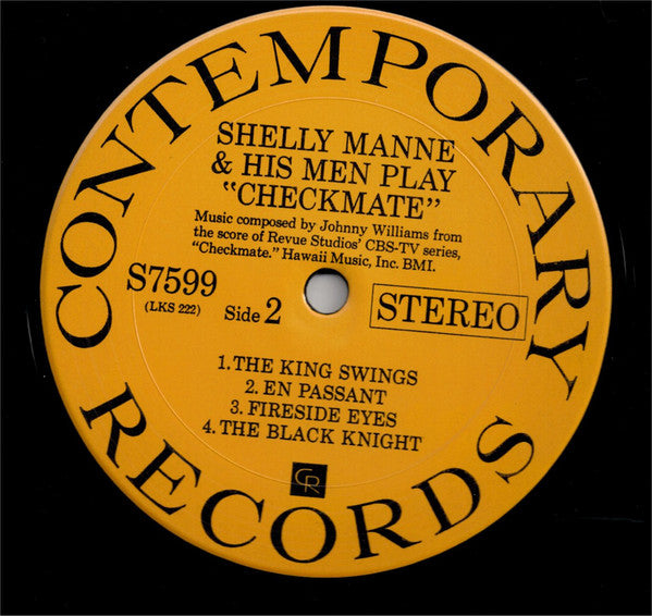 Shelly Manne & His Men ~ Shelly Manne & His Men Play "Checkmate" (Vinyl) - Djungel & Jazz