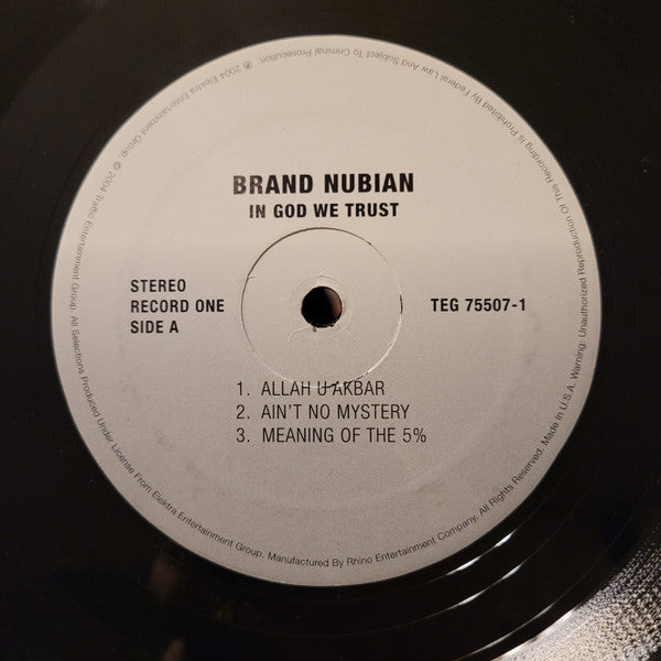 Brand Nubian ~ In God We Trust (Vinyl) - Djungel & Jazz