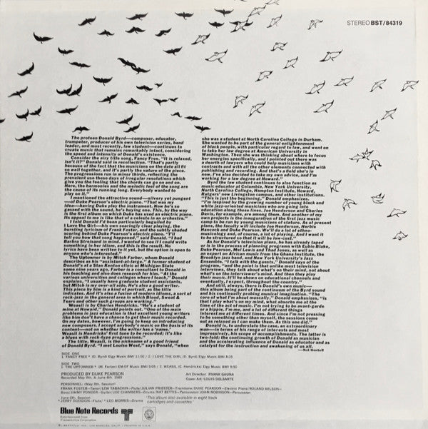 Donald Byrd ~ Fancy Free (Vinyl) - Djungel & Jazz