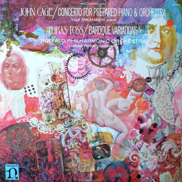 John Cage / Lukas Foss : Concerto For Prepared Piano & Orchestra / Baroque Variations (LP, Album, Gat)