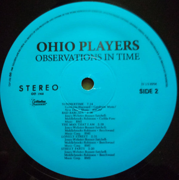 Ohio Players ~ Observations In Time (Vinyl) - Djungel & Jazz