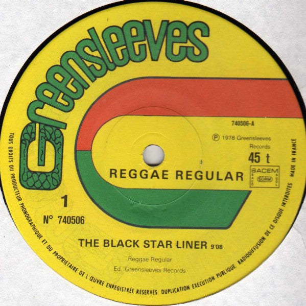 Reggae Regular : The Black Star Liner / Where Is Jah (12", Ltd, S/Edition)